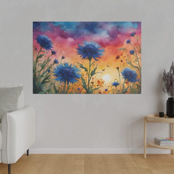 82227-118.jpg Flower Meadow Cornflowers Art Standard Canvas