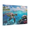 82227-152.jpg Sea Turtle Swimming In The Ocean Standard Canvas