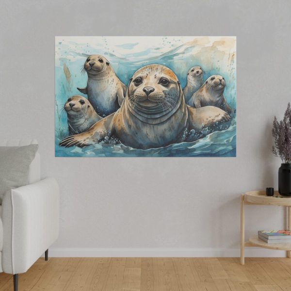 82227-162.jpg Seal Family Art Standard Canvas