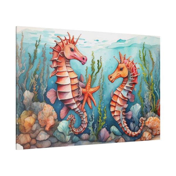 82227-165.jpg Colorful Seahorse Standard Canvas