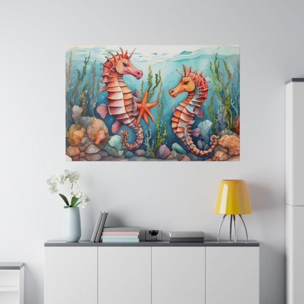 82227-167.jpg Colorful Seahorse Standard Canvas