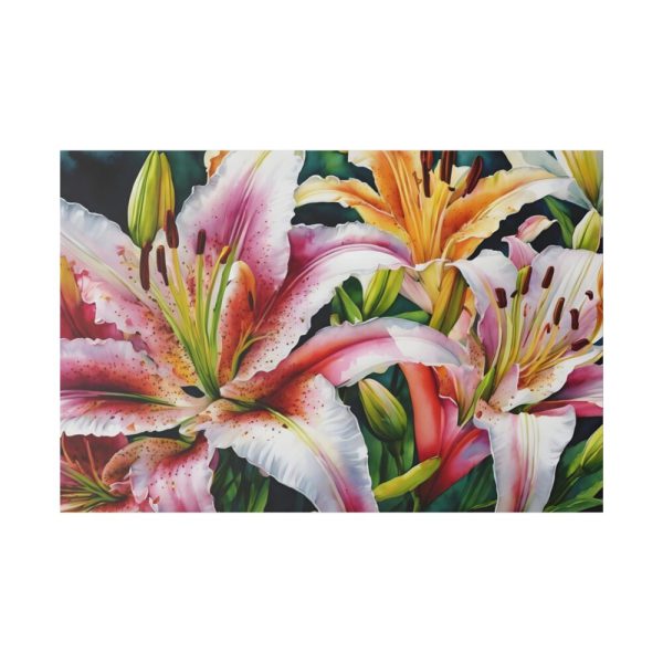 82227-169.jpg Lily Flower Blossom Art Standard Canvas