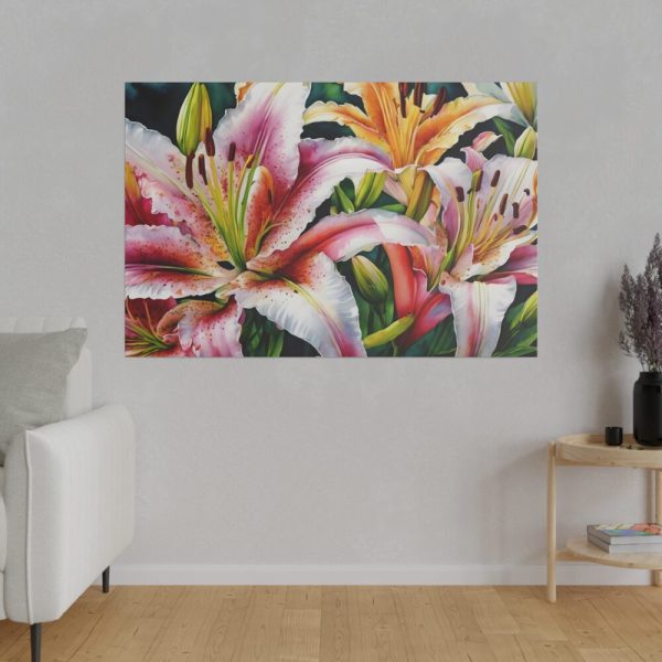 82227-170.jpg Lily Flower Blossom Art Standard Canvas