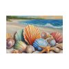 82227-173.jpg Seashells On Sandy Beach Standard Canvas