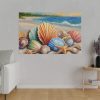 82227-174.jpg Seashells On Sandy Beach Standard Canvas