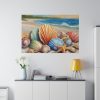 82227-175.jpg Seashells On Sandy Beach Standard Canvas