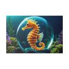 82227-185.jpg Seahorse Fantasy Art Standard Canvas