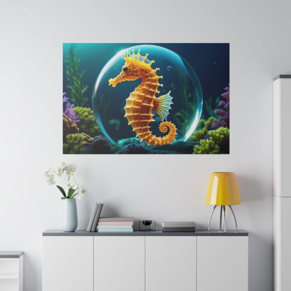 82227-187.jpg Seahorse Fantasy Art Standard Canvas