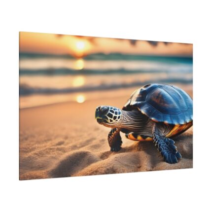 Marine Turtle Beach Sea Standard Canvas