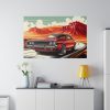 82227-19.jpg Classic Red Muscle Car Standard Canvas