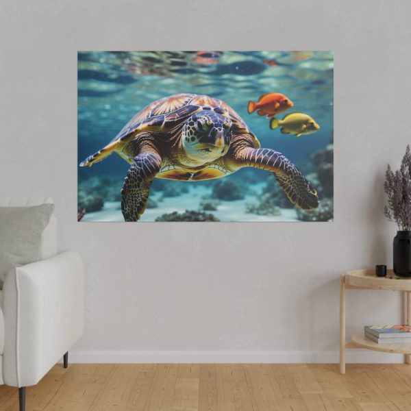 82227-194.jpg Swimming Sea Turtle Standard Canvas