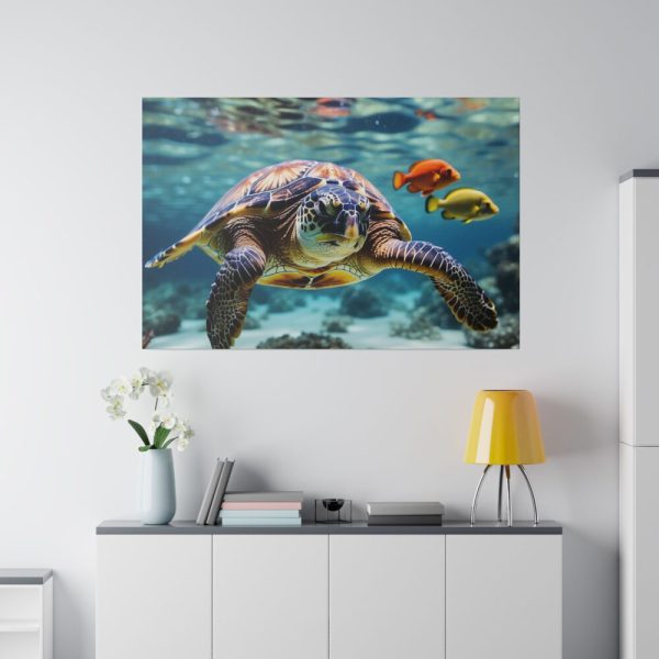 82227-195.jpg Swimming Sea Turtle Standard Canvas