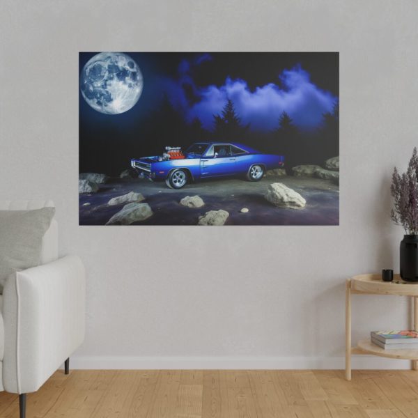 82227-30.jpg Muscle Car Under a Full Moon Standard Canvas