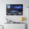 82227-31.jpg Muscle Car Under a Full Moon Standard Canvas