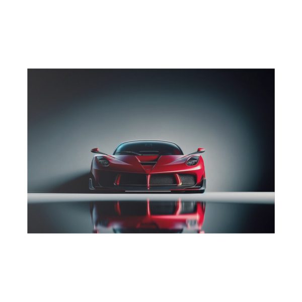82227-33.jpg Sleek Red Sports Car Standard Canvas