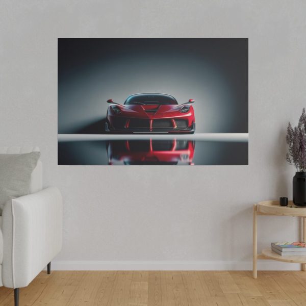 82227-34.jpg Sleek Red Sports Car Standard Canvas