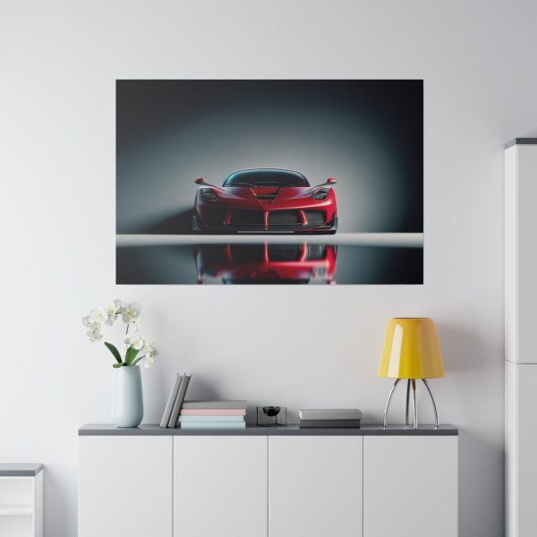 82227-35.jpg Sleek Red Sports Car Standard Canvas