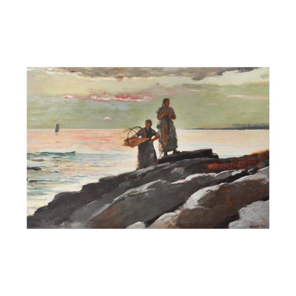 82227-65.jpg Saco Bay by Winslow Homer Standard Canvas