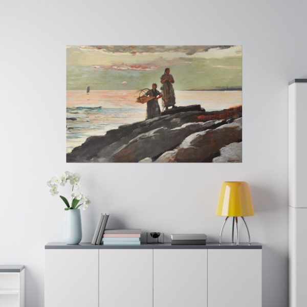 82227-67.jpg Saco Bay by Winslow Homer Standard Canvas