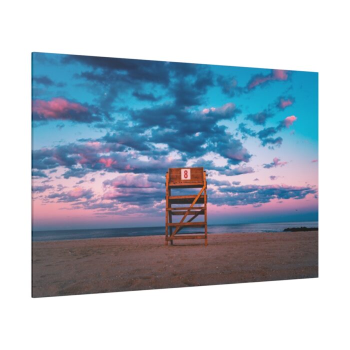Lifeguard tower number 8 at the Bradley Beach Standard Canvas - Image 1