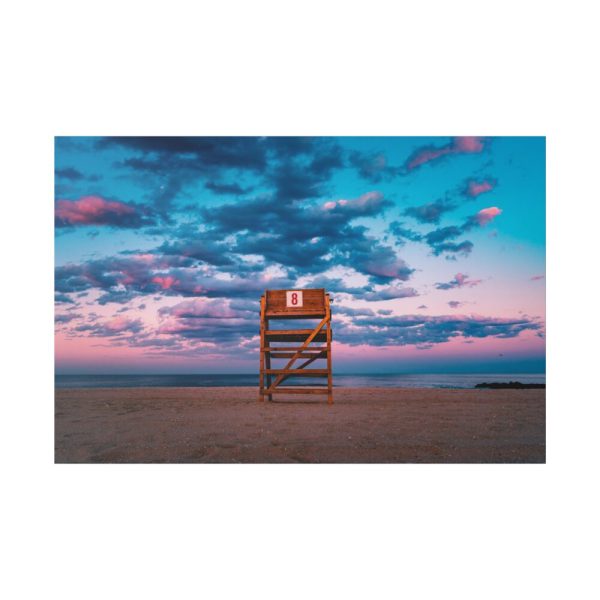 82227-77.jpg Lifeguard tower number 8 at the Bradley Beach Standard Canvas
