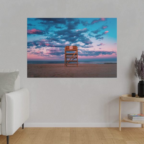 82227-78.jpg Lifeguard tower number 8 at the Bradley Beach Standard Canvas
