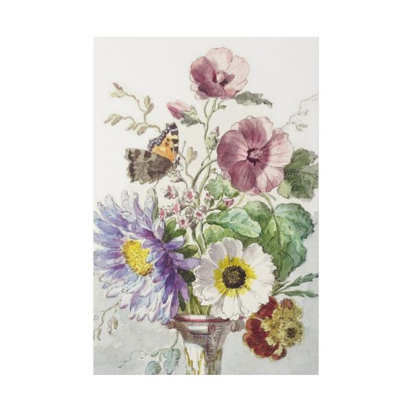 82237-25.jpg Bouquet of Flowers With a Butterfly Standard Canvas