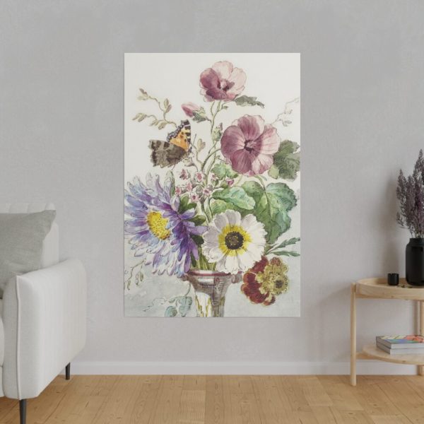 82237-26.jpg Bouquet of Flowers With a Butterfly Standard Canvas