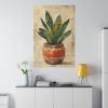 82237-55.jpg Snake Plant In Pot Art Standard Canvas