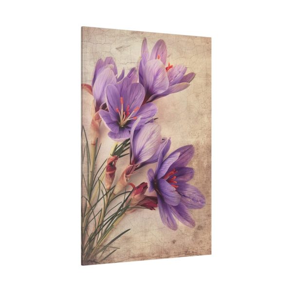 Saffron Flower Grunge Standard Canvas