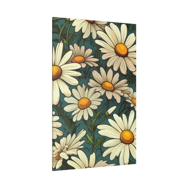 Seamless Daisy Flower Pattern Standard Canvas