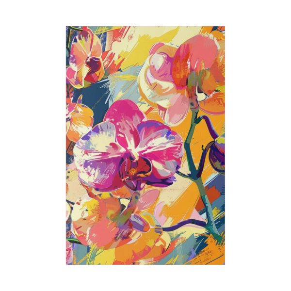 Seamless Orchid Standard Canvas