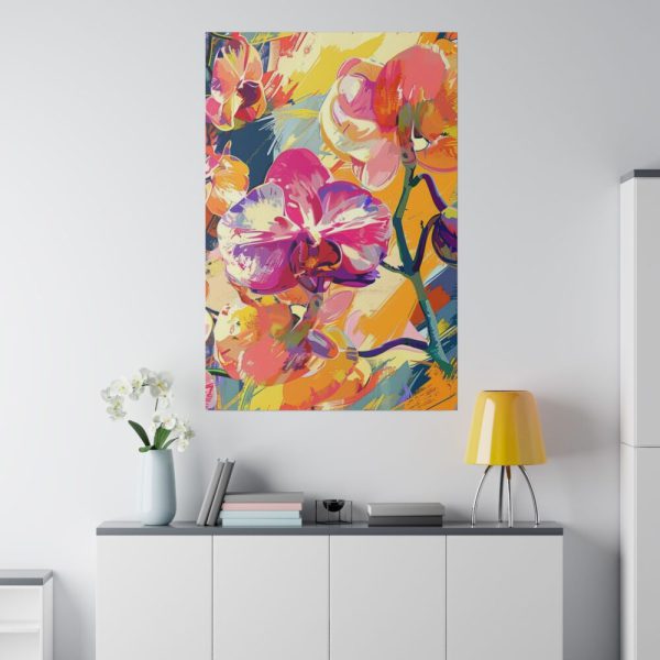 Seamless Orchid Standard Canvas