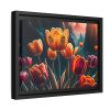 Yellow Tulips Flower Framed Canvas