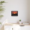 88280-8.jpg Horse Silhouette During Sunset Framed Canvas