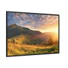 Beautiful Mountain Glow in Sunset Framed Canvas