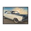 88289-106.jpg Plymouth Classic Car Framed Canvas