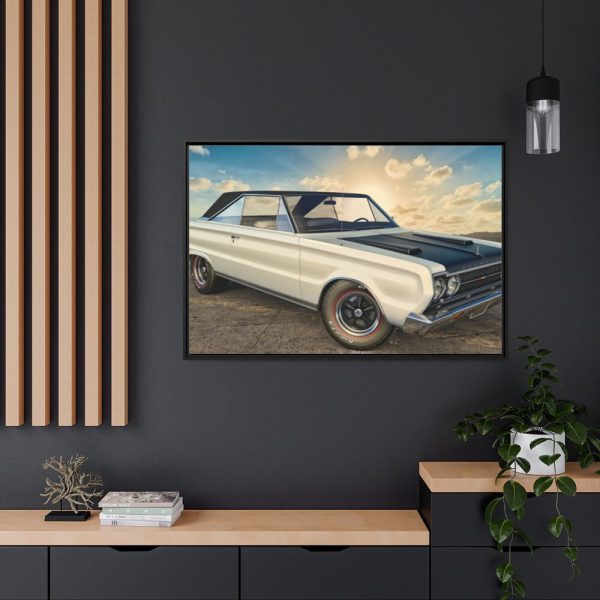 88289-109.jpg Plymouth Classic Car Framed Canvas
