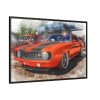 Chevrolet Camaro Z28 Framed Canvas