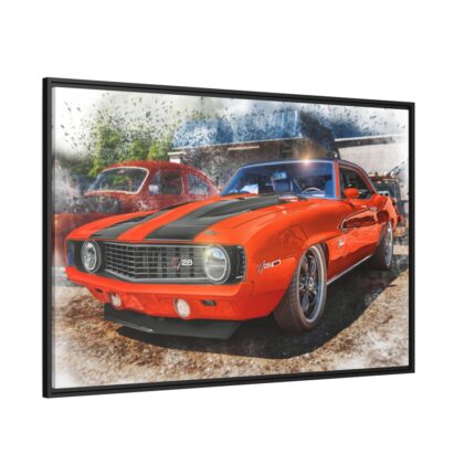 Chevrolet Camaro Z28 Framed Canvas