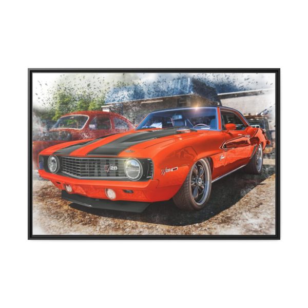 Chevrolet Camaro Z28 Framed Canvas