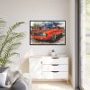 Chevrolet Camaro Z28 Framed Canvas