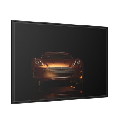 Sports Car Framed Canvas
