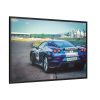 Ferrari Racing Car Framed Canvas
