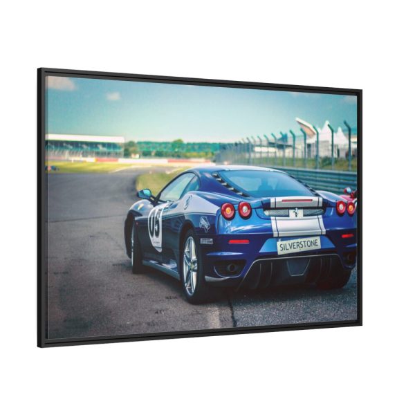 Ferrari Racing Car Framed Canvas