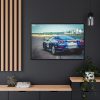 Ferrari Racing Car Framed Canvas