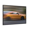 Fast Sport Car on Road Framed Canvas
