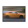 Fast Sport Car on Road Framed Canvas