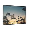 88289-195.jpg Silhouettes of a Basketball Court Framed Canvas