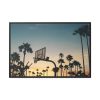 88289-196.jpg Silhouettes of a Basketball Court Framed Canvas